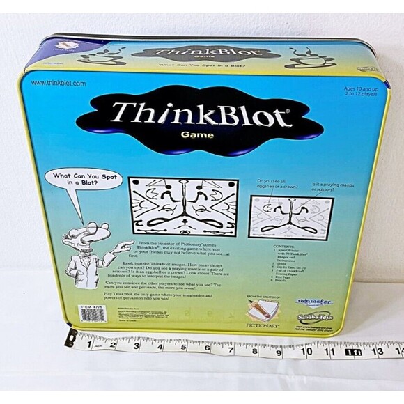 2004 Thinkblot Board Game by Sababa Toys - FUN FAMILY PARTY GAME - NEW UNUSED - Picture 6 of 9
